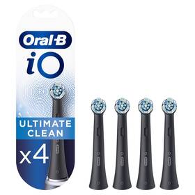 Oral-b 4210201328872 Io Ultimate Clean Black Toothbrush Heads 4 Count Replacement