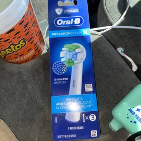 428833sro Oral-b Precision Clean X Replacement Brush Heads 3 Ct Pack New Few Shipping