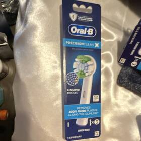 4337183335ro Oral-b Precision Clean X Brush Heads 3 Pack X-shaped Bristles Vitality/pro