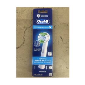 43628335rd Oral-b Precision Clean X Replacement Brush Heads 4-pack White X-shaped Bristles