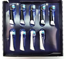 50338335a1 Oral-b Replacement Brush Heads Io Deep Clean Round 5 Black 4 White - 9 Pack