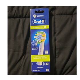 Oral-b 51468335rd Oral-b Flossaction X Rotating Replacement Toothbrush Heads X-shaped 2 Pack