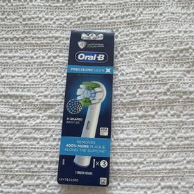 52478335ro Oral-b Precisionclean X Brush Heads 3-pack X-shaped Bristles Vitality Pro