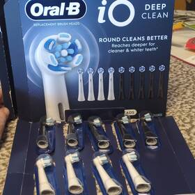 5288335ca0 Oral-b Io Deep Clean Replacement Brush Heads Reminder Bristles White Black