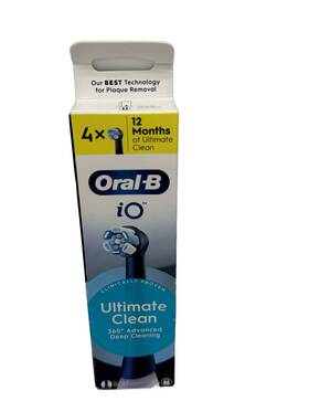 5288786000 Oral-b Io Ultimate Clean Toothbrush Replacement Heads 4-pack For Series