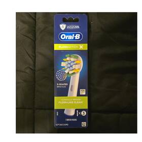 Oral-b 52938335ro Oral-b Flossaction X Rotating Replacement Brush Heads 3 Pack White X-shaped