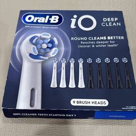 69055128909 Oral-b Io Deep Clean Replacement Toothbrush Head 9-count
