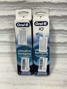 Oral-b 700216373333 Sealed 2x Io Ultimative Reinigung Replacement Brush Heads Each 4pc