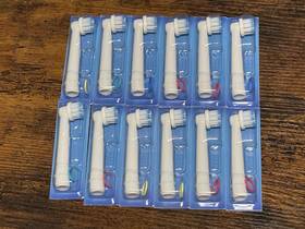 704-132-00 Oral-b Genuine Electric Toothbrush Heads Individually Packaged Lot Of 12 New