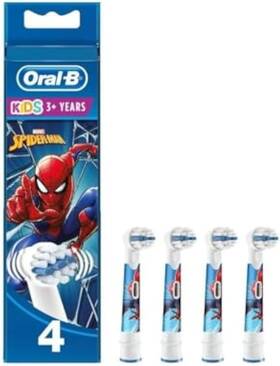 Oral-b 8006540805374 Pro Kids Electric Toothbrush Head With 4 Count Pack Of 1 White
