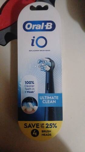 80350701 Oral-b Oralb Io Electric Toothbrush Replacement Heads Ultimate Clean 4 Ct