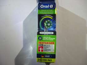 Oral-b 810390035618 Cross Action Clean Replacement Electric Brush Heads Rare Black Pack Of 10