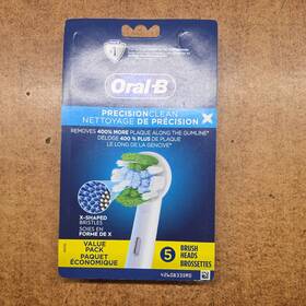 89836027 Oral-b Precision Clean X - Replacement Brush Heads 5 Count