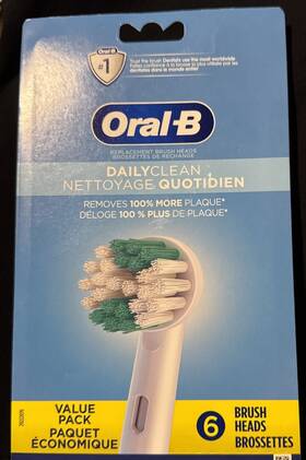 89836028 Oral-b Daily Clean Electric Toothbrush Replacement Brush Heads Refills 6ct