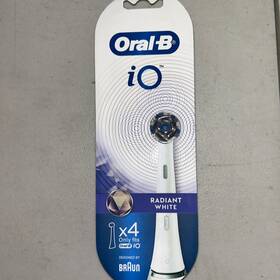 90254231 Oral-b Io Series Radiant White Replacement Toothbrush Heads 4 Count New