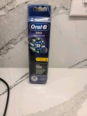 90435208 Oral-b Pro Cross Action Brossettes Pack De 4