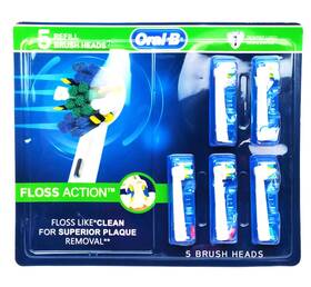 90686219 Oral-b Floss Action Electric Toothbrush Replacement Heads Pack Of 5