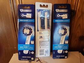 91394682 Oral-b 3x Precision Clean Replacement Brush Heads 3 Packs 9