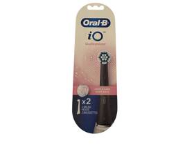 92438522 Oral-b Io Gentle Care Electric Toothbrush Replacement Heads X2 Black New