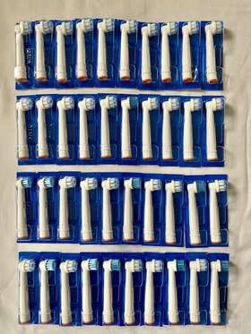 96776722 Oral-b 40 Pack Precision Clean Toothbrush Replacement Heads I Free Shipping