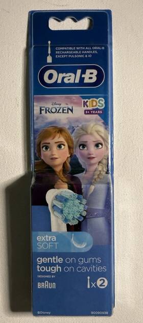 97642 Oral-b Kids Frozen Ii Toothbrush Replacement Heads For 3 Years Old 2 Pcs