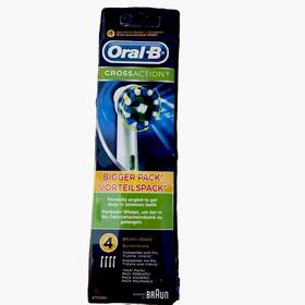 Oral-b B01m8p8x8a Oral-b Crossaction Electric Toothbrush Replacement Brush Heads 4 Count