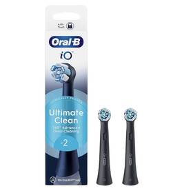 Cbf-2 Oral-b Io Ultimate Clean Replacement Brush Heads Black 2 Pack Twisted Bristles