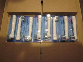 Eb18prb-8 Oral-b Genuine Replacement Brush Head For 3d Electric Toothbrush White Pack Of 8