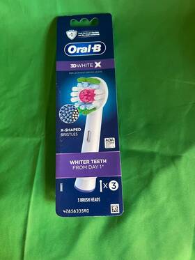 Eb18prx Oral-b Inch 3d White X Replacement Brush Heads - 3 Count