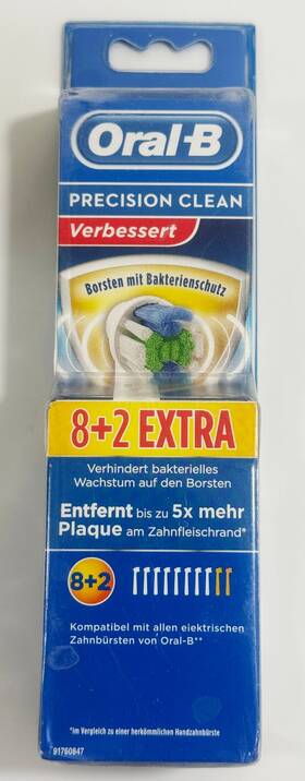 Eb20ab-10 Oral-b Precision Clean 10-pack Replacement Tooth Brush Heads