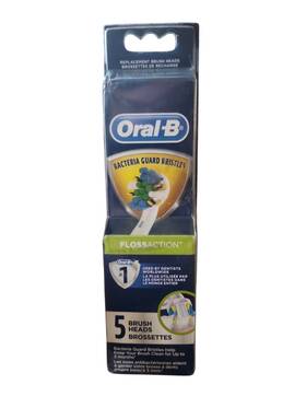 Eb25ab-5 Oral-b Flossaction Electric Toothbrush Replacement Brush Heads Refills 5 Count