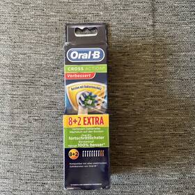 Eb50-8 Oral-b Cross Action Electric Toothbrush Replacement Heads Pack Of 8 2 Extra