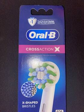 Eb50rx Oral-b Cross Action-x 3 Pack Replacement Heads