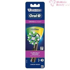 M04593 Oral-b Crossaction 3 Replacement Brush Heads New In Box