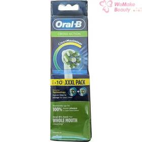 M321507 Oral-b Cross Action Cleanmaximiser 10 Replacement Brush Heads New In Box