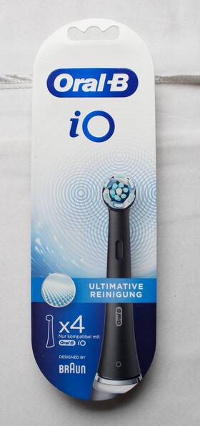 X004juiqjf Oral-b Unisex Io Ultimate Clean Replacement Brush Heads Eh6 Black One Size Nwt