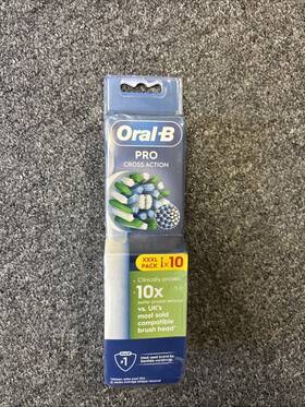Oral-b Xs-ye-2013 Oral-b Pro Crossaction Replacement Heads Pack Of 10