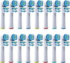 Oral Basics 313106122140 Cabezales De Cepillo Double Clean Compatibles Con Braun Dual Electric