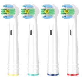 Eb18-b Oral Basics Replacement Brush Heads Compatible With Braun 3d White Oral-b Electric Tooth