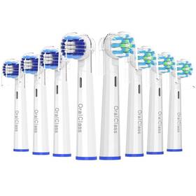 Ocoh-8 Oralclass Replacement Toothbrush Heads Compatible With Oral B Braun Medium Soft Precis