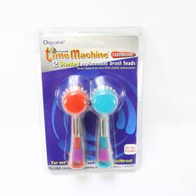 Oralgiene 749327620002 Time Machine Toothbrush 2 Compact Replacement Brush Heads From 1999