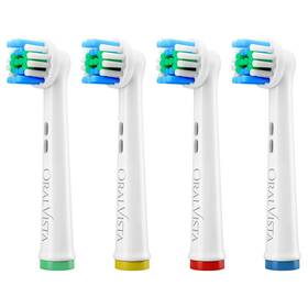 Vy-zpfu-db0q Oralvista Compatible With Braun Oral B Replacement Heads 4 Pack Refill Brush He