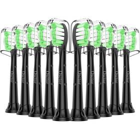 Os-th6064-10bp Osctor Fit For Sonicare Replacement Heads 1 Count Pack Of 10 Black