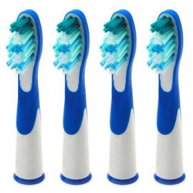 Pearl Enterprises 702380190585 Replacement Toothbrush Heads For Oral B Sonic 4 Count Pack Of 1 Blue
