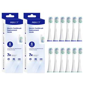 Us-dt006-12 Perect Soft Replacement Toothbrush Heads 12-pack 1 Count Pack Of 12 White