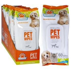 Pets N Friends 391304152753 Head To Tail Pet Wipes