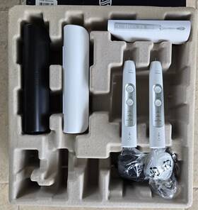 Philips 075020107350 Sonicare Professionalclean Toothbrush Set White 2-pack No Brush Heads