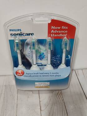 25587 Philips Sonicare E Series 4 Pack Replacement Standard Toothbrush Heads New