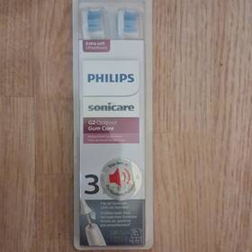 Philips 300004857062 G2 Optimal Gum Care Toothbrush Replacement Heads Extra Soft 3 Pack White