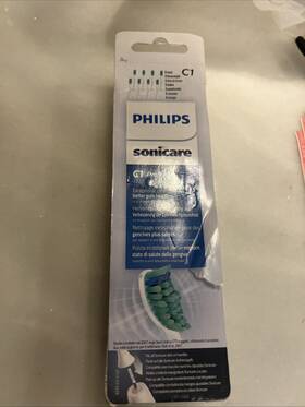 Philips 710103650492 Genuine New 8 Packs Of Sonicare C1 Simply Clean Replacement Brush Heads
